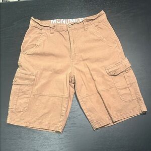 Men's Tan Cargo Shorts